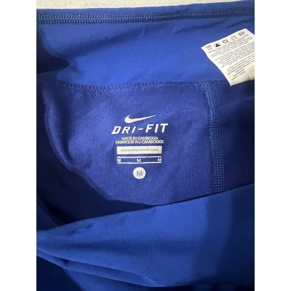 Nike Women's Golf Skort Blue White Striped Pleated Athletic Activewear Size M - Picture 5 of 6